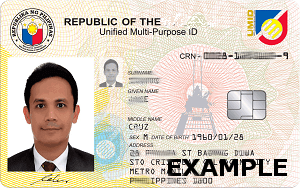Example of an Identity Card